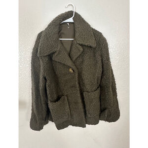 Women's Free People Green Jacket Size S